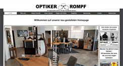 Desktop Screenshot of optiker-rompf.de